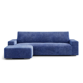 Velvet - Funda Sofa L Izquierdo Blue