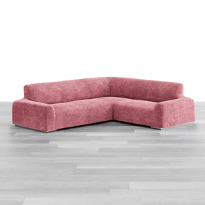 Velvet - Funda Sofa Esquinero Old Pink