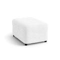 Velvet - Funda Ottomana White