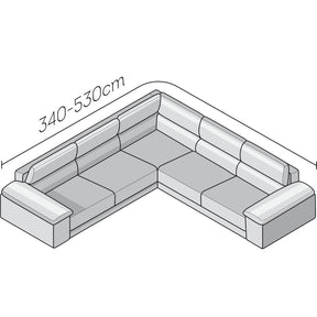 Printed Microfibra - Funda Sofa Esquinero Juniper