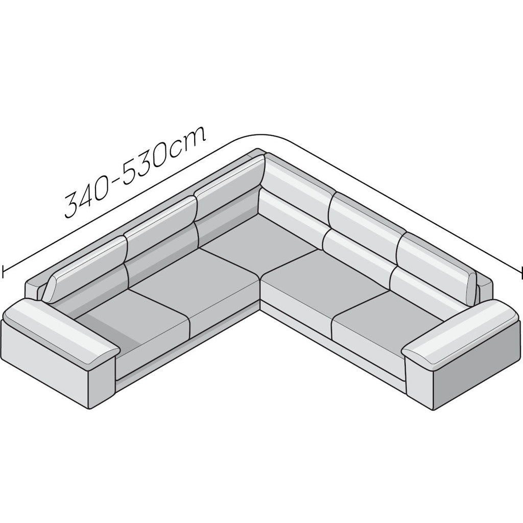 Microfibra - Funda Sofa Esquinero Camel
