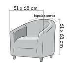 Printed Microfibra - Funda Poltrona Basalt