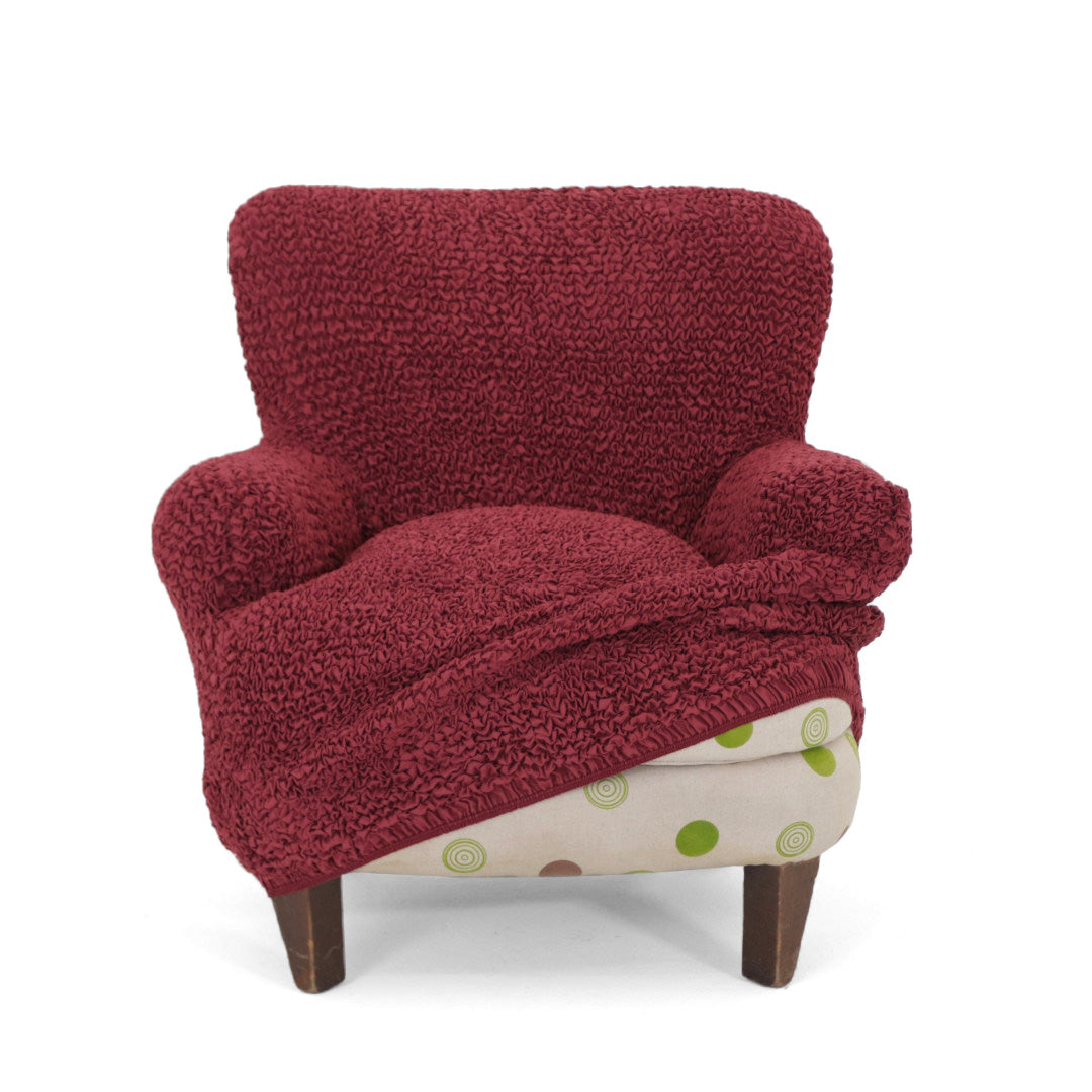 Microfibra - Funda Sillon Bordeaux