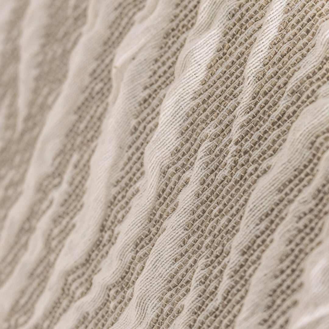 Jacquard 3D - Funda Sofa Esquinero Beige Vento